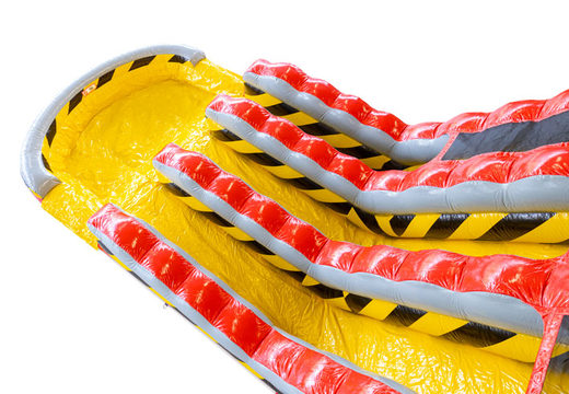 Commandez Toboggan gonflable Waterslide D22 High Voltage avec thème actuel chez JB Inflatables