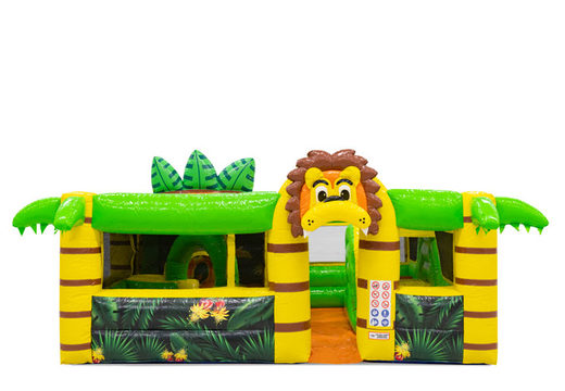 Commandez un château gonflable gonflable dans le thème Lion pour les enfants. Achetez des structures gonflables en ligne chez JB Gonflables France
