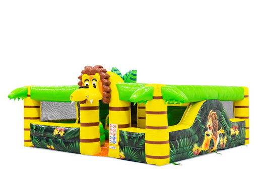 Achetez un château gonflable gonflable sur le thème Lion pour les enfants. Commandez des structures gonflables en ligne chez JB Gonflables France
