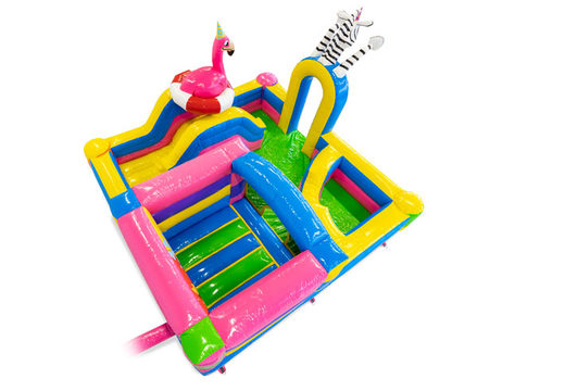 Château gonflable gonflable Party avec imprimés pour enfants. Commandez des châteaux gonflables en ligne chez JB Gonflables France