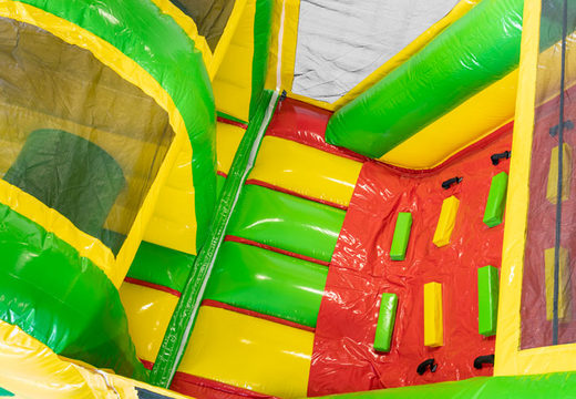 Achetez dès maintenant votre parcours d'obstacles gonflable de 13 mètres sur le thème des Jungle pour les enfants. Commandez des parcours d'obstacles gonflables en ligne maintenant chez JB Gonflables France