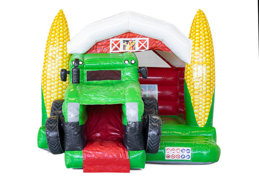 Commandez un petit château gonflable d'intérieur Slide Combo gonflable dans le thème Tracteur pour enfants. Achetez maintenant des jeux gonflables chez JB Gonflables France