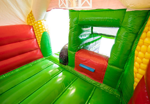 Achetez le coussin d'air Slide Combo Tractor pour vos enfants. Commandez des jeux gonflables en ligne maintenant chez JB Gonflables France