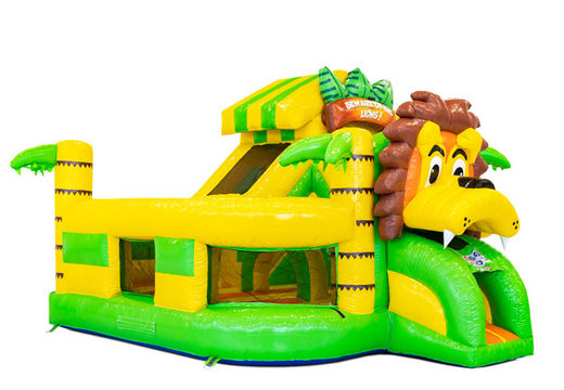 Achetez le château gonflable Funcity Lion gonflable pour enfants. Commandez maintenant des châteaux gonflables gonflables chez JB Gonflables France