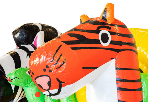 Achetez un château gonflable gonflable Mini Multiplay sur le thème de la jungle pour les enfants. Châteaux gonflables à vendre chez JB Gonflables France