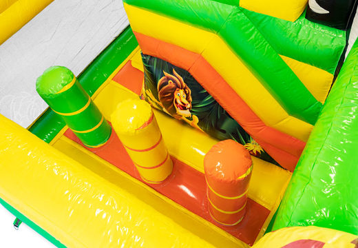 Commandez le château gonflable gonflable Mini Multiplay Jungle pour les enfants. Jeux gonflables à vendre chez JB Gonflables France