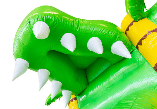 Commandez le château gonflable gonflable Mini Multiplay sur le thème du Crocodile pour les enfants. Achetez des châteaux gonflables gonflables chez JB Gonflables France