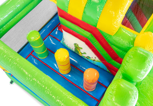 Commandez le château gonflable Mini Multiplay Crocodil gonflable pour les enfants. Jeux gonflables à vendre chez JB Gonflables France