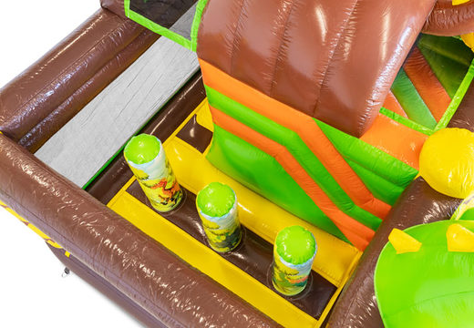 Commandez le château gonflable gonflable Mini Multiplay Dino pour les enfants. Jeux gonflables à vendre chez JB Gonflables France