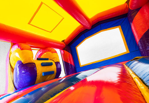 Commandez Châteaux gonflables Slide Park Combo sur le thème Licorne pour enfants, Commandez maintenant en ligne des châteaux gonflables gonflables avec toboggan chez JB Gonflables France