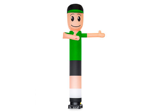 Acheter skyman gonflable balançant avec chemise verte chez JB Inflatables
