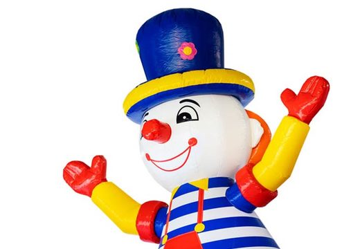 Clown sur château gonflable
