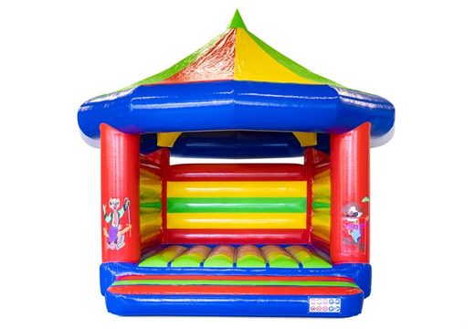 Achetez un grand coussin d'air couvert dans un thème de carrousel pour les enfants. Achetez des coussins d'air en ligne chez JB Inflatables Pays-Bas