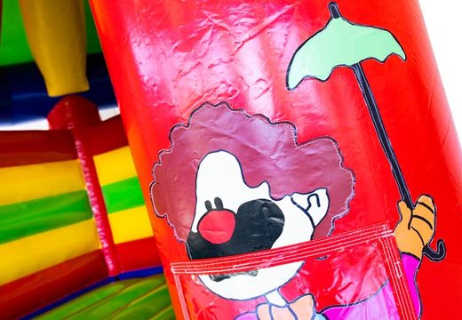 Achetez un super château gonflable d'intérieur sur le thème du cirque carrousel pour les enfants. Acheter un château gonflable en ligne chez JB Inflatables Pays-Bas