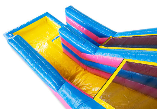 Commandez un coussin d'air avec toboggan et baignoire chez JB Inflatables des Pays-Bas