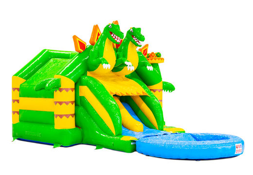 Achetez en ligne un château gonflable Slide Combo avec des figurines en 3D et un toboggan