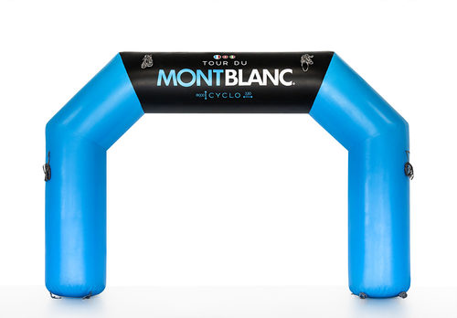 De Montblanc opblaasbare finishboog laten maken bij JB Promotions Nederland. Vraag nu gratis ontwerp aan voor de montblanc reclameboog