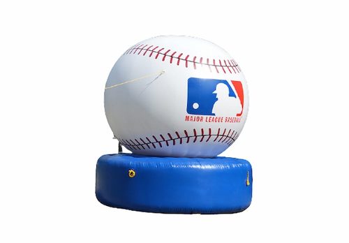 Maatwerk opblaasbare product vergroting van een baseball op aanvraag gemaakt